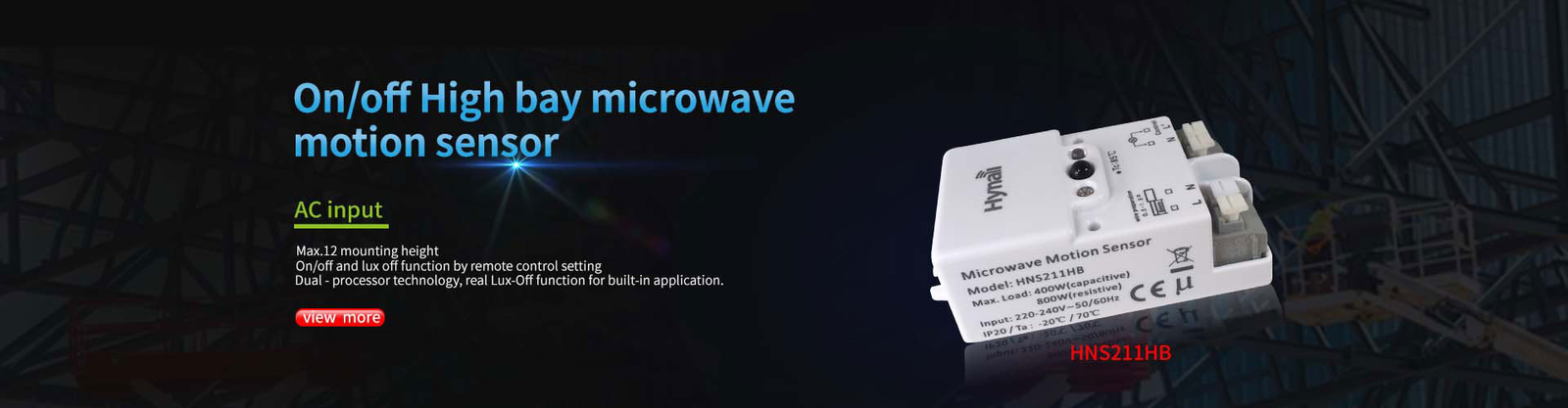 quality Microwave Motion Sensor Switch factory
