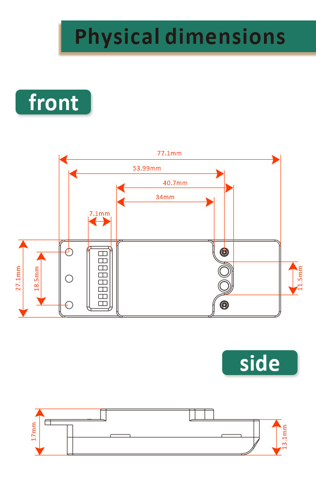 IP20 8mA DIP Daylight Sensor Switch with Timer Function