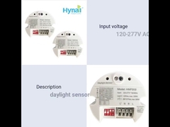 Hynall 220V daylight sensor HNP202 with manual holiday mode for real built-in daylight sensor