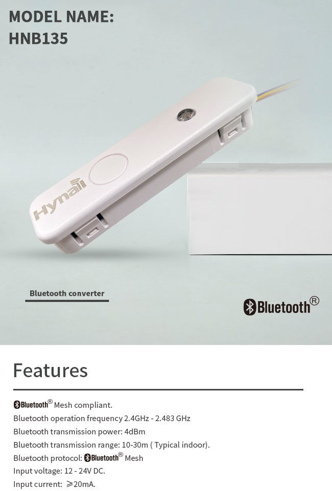 HNB135 Small Size Bluetooth Motion Sensor Converter Silvair App Control
