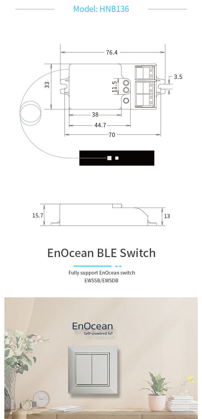 HNB136 SILVAIR App Control Motion Sensor Converter Built In Bluetooth